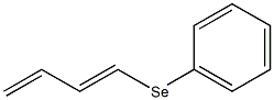 (3E)-4-Phenylseleno-1,3-butadiene 구조식 이미지