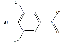 2-Amino-3-chloro-5-nitrophenol 구조식 이미지