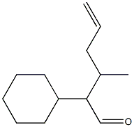 2-Cyclohexyl-3-(2-propenyl)butanal 구조식 이미지