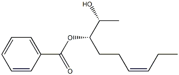 (2R,3S,6Z)-3-(Benzoyloxy)-6-nonen-2-ol 구조식 이미지