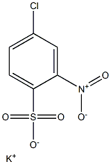 4-Chloro-2-nitrobenzenesulfonic acid potassium salt Structure