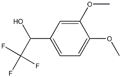 1-(3,4-Dimethoxyphenyl)-2,2,2-trifluoroethanol 구조식 이미지