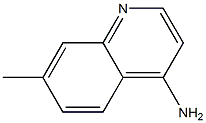 7-Methylquinolin-4-amine 구조식 이미지