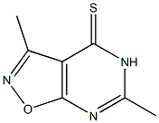 3,6-Dimethylisoxazolo[5,4-d]pyrimidine-4(5H)-thione 구조식 이미지