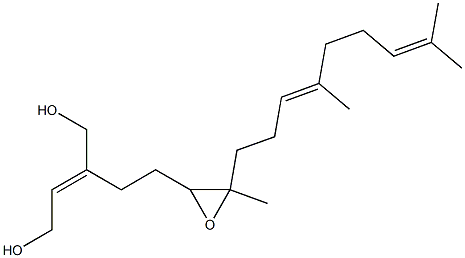 (2E,10E)-6,7-Epoxy-3-(hydroxymethyl)-7,11,15-trimethylhexadeca-2,10,14-trien-1-ol Structure