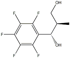 (2R,3S)-2-Methyl-3-(pentafluorophenyl)propane-1,3-diol 구조식 이미지