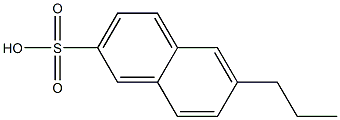 6-Propyl-2-naphthalenesulfonic acid 구조식 이미지