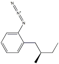 (-)-1-Azido-2-[(R)-2-methylbutyl]benzene 구조식 이미지