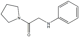 1-(N-Phenylglycyl)pyrrolidine Structure