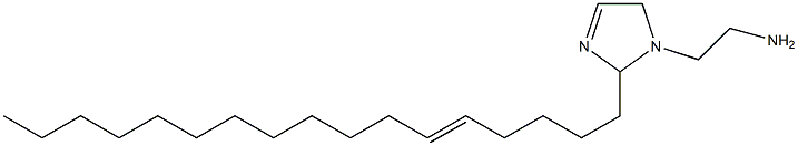 1-(2-Aminoethyl)-2-(5-heptadecenyl)-3-imidazoline 구조식 이미지