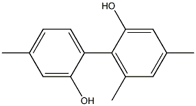 4,4',6-Trimethyl-1,1'-biphenyl-2,2'-diol 구조식 이미지