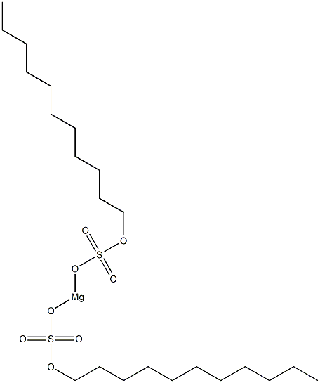 Bis(undecyloxysulfonyloxy)magnesium Structure