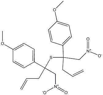 Allyl[1-(4-methoxyphenyl)-2-nitroethyl] sulfide Structure