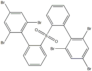 2,4,6-Tribromophenylphenyl sulfone 구조식 이미지