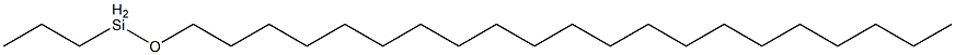 Propyl(henicosyloxy)silane 구조식 이미지