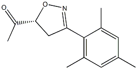 (5R)-3-Mesityl-5-acetyl-2-isoxazoline 구조식 이미지