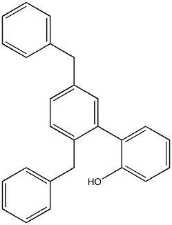 2-(2,5-Dibenzylphenyl)phenol 구조식 이미지
