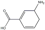 3-Amino-1,5-cyclohexadiene-1-carboxylic acid Structure