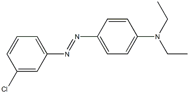 3-Chloro-4'-(diethylamino)azobenzene 구조식 이미지