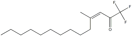 Trifluoromethyl[(Z)-2-methyl-1-dodecenyl] ketone 구조식 이미지