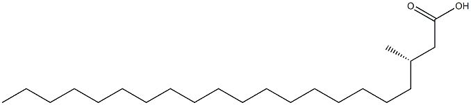 [S,(-)]-3-Methylhenicosanoic acid 구조식 이미지