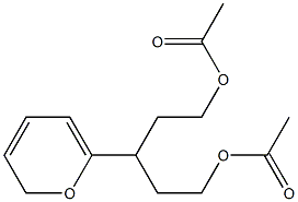 Diacetic acid 2-oxa-3-phenylpentane-1,5-diyl ester 구조식 이미지