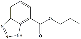 3H-Benzotriazole-4-carboxylic acid propyl ester 구조식 이미지