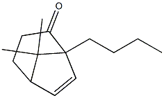 8,8-Dimethyl-1-butylbicyclo[3.2.1]oct-6-en-2-one 구조식 이미지