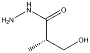 [S,(+)]-3-Hydroxy-2-methylpropionic acid hydrazide 구조식 이미지
