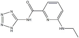 6-Ethylamino-N-(1H-tetrazol-5-yl)pyridine-2-carboxamide 구조식 이미지