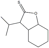 3a,4,5,6,7,7a-Hexahydro-3-isopropylbenzofuran-2(3H)-thione 구조식 이미지