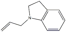 2,3-Dihydro-1-(2-propenyl)-1H-indole Structure