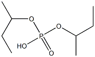 Phosphoric acid hydrogen di-sec-butyl ester Structure