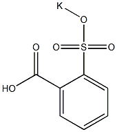 2-(Potassiosulfo)benzenecarboxylic acid Structure