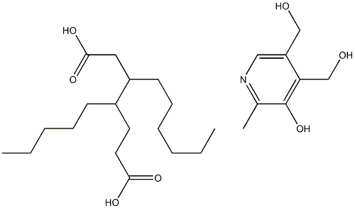 Pyridoxine-3,4'-dinonanoate 구조식 이미지