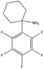 1-(Pentafluorophenyl)cyclohexylamine 구조식 이미지