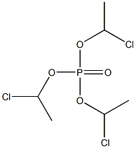 Phosphoric acid tris(1-chloroethyl) ester Structure