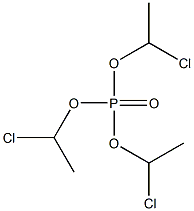 Phosphoric acid tris(1-chloroethyl) ester 구조식 이미지