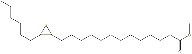 14,15-Epithiohenicosanoic acid methyl ester Structure