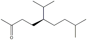 [S,(+)]-5-Isopropyl-8-methylnonane-2-one 구조식 이미지