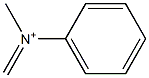 N-Methyl-N-methylenebenzenaminium Structure