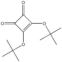 3,4-Bis(tert-butyloxy)-3-cyclobutene-1,2-dione Structure