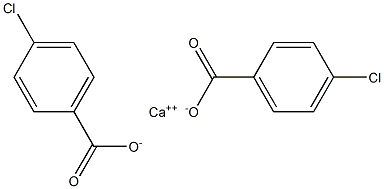 Bis(4-chlorobenzoic acid)calcium salt 구조식 이미지