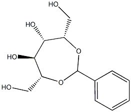 2-O,5-O-Benzylidene-D-glucitol Structure