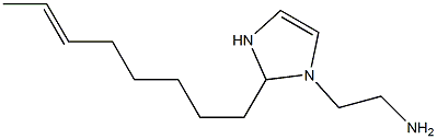 1-(2-Aminoethyl)-2-(6-octenyl)-4-imidazoline 구조식 이미지