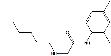 2-Hexylamino-2',4',6'-trimethylacetanilide Structure