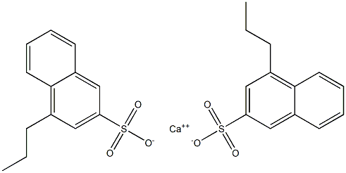 Bis(4-propyl-2-naphthalenesulfonic acid)calcium salt 구조식 이미지