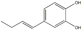 4-[(E)-1-Butenyl]pyrocatechol Structure
