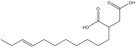 10-Tridecene-1,2-dicarboxylic acid Structure