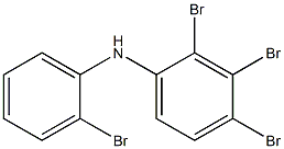 2,3,4-Tribromophenyl 2-bromophenylamine Structure